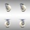 Service Caster 5 Inch Stainless Steel Nylon Caster Set with Roller Bearing 2 Swivel 2 Rigid SCC SCC-SS30S520-NYR-2-R-2 - alternate 1